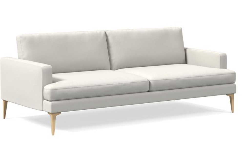 Andes Futon (83.5") in Alabaster Yarn