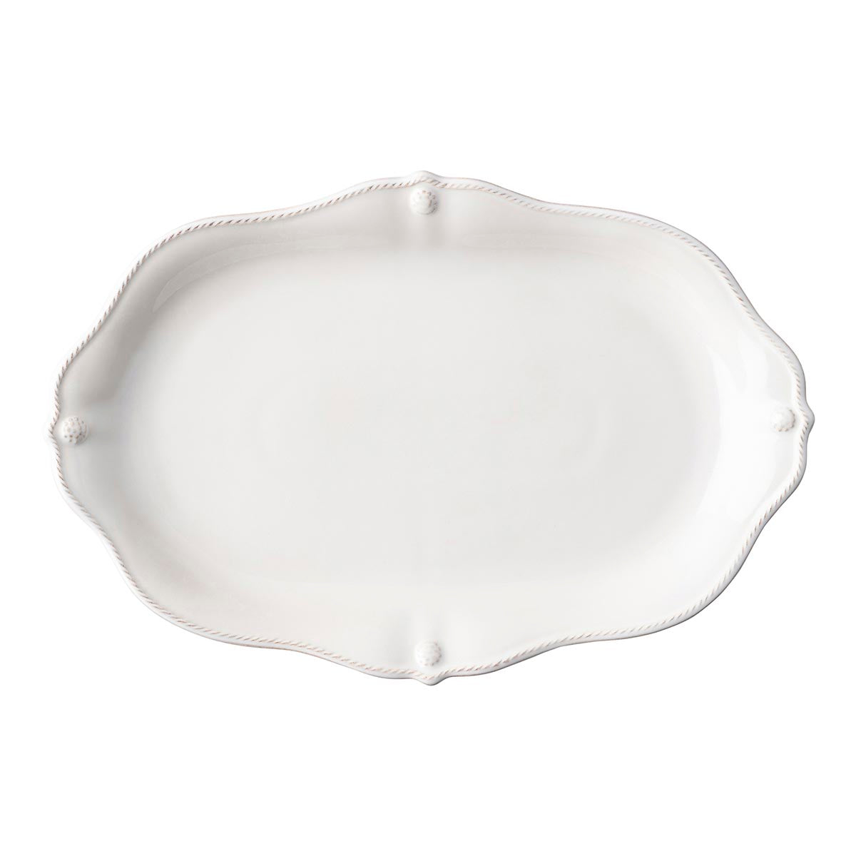 Berry & Thread 16" Platter - Whitewash