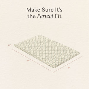 All-Stages® Bassinet Sheet in GOTS Certified Organic Brushed Cotton by Nate Berkus in Juniper Star