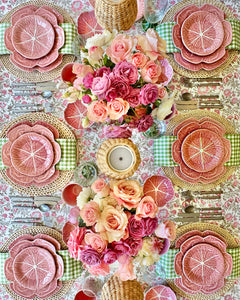 Cabbage Dinner Plate in Pink