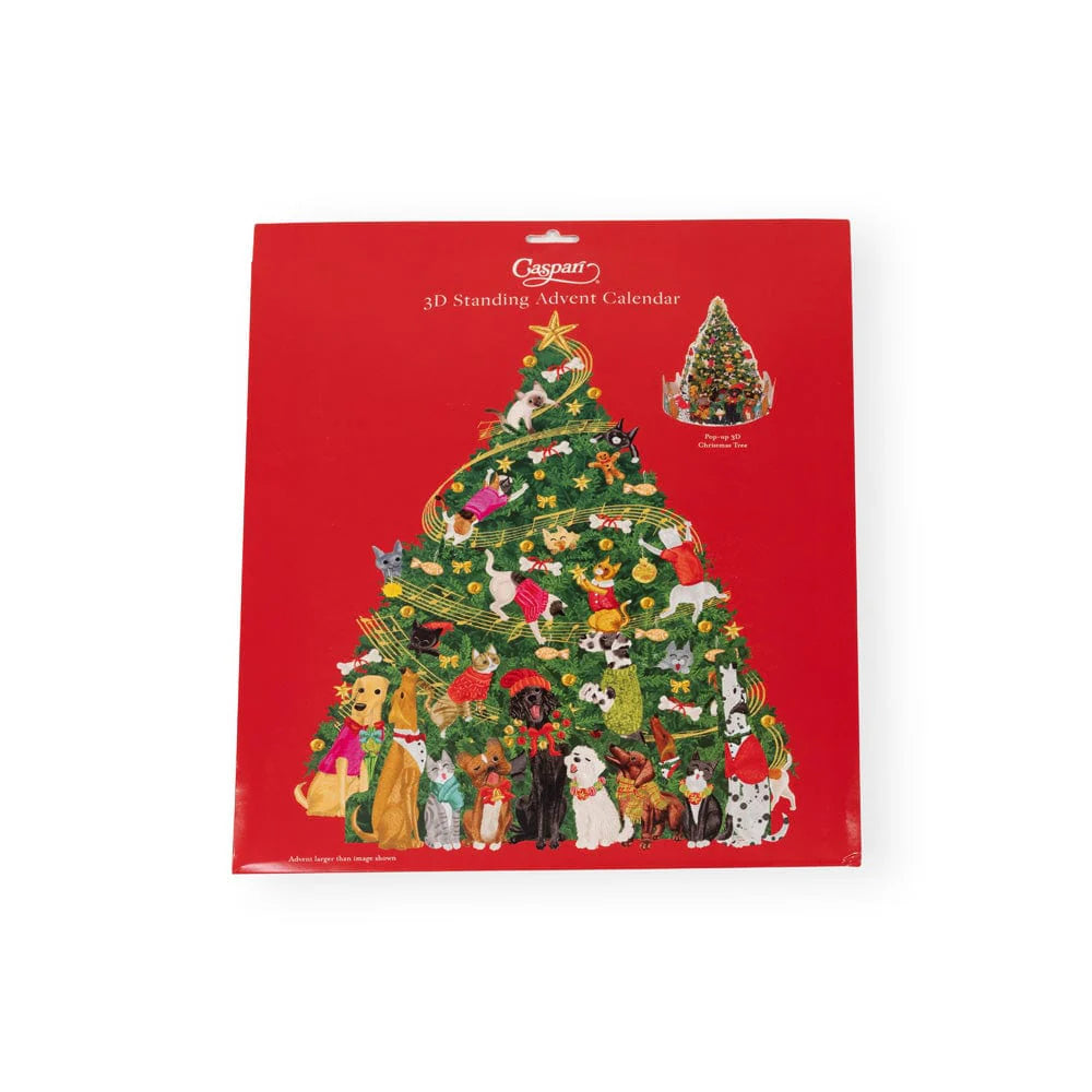 Caroling Pets Christmas Tree Christmas 3D Advent Calendars