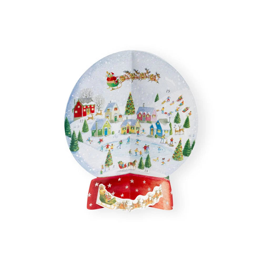 Winter Village Snow Globe Christmas 3D Advent Calendars