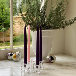 Acrylic Stackable Candle Holders, Set of 4