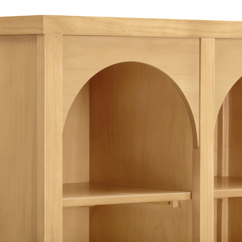 Eloise Assembled Bookcase in Honey