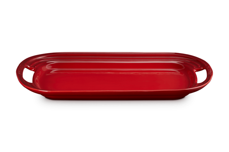 Serving Platter, 16.25" in Cerise
