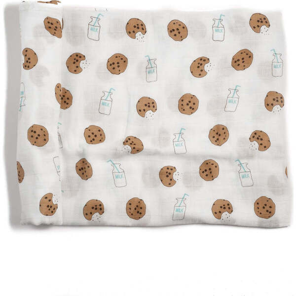 Bamboo Muslin Swaddle Blanket, Cookie Craze