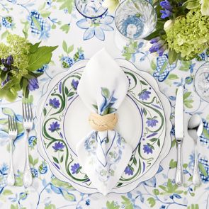 AERIN Braided Woven Napkin Rings, Set of 4