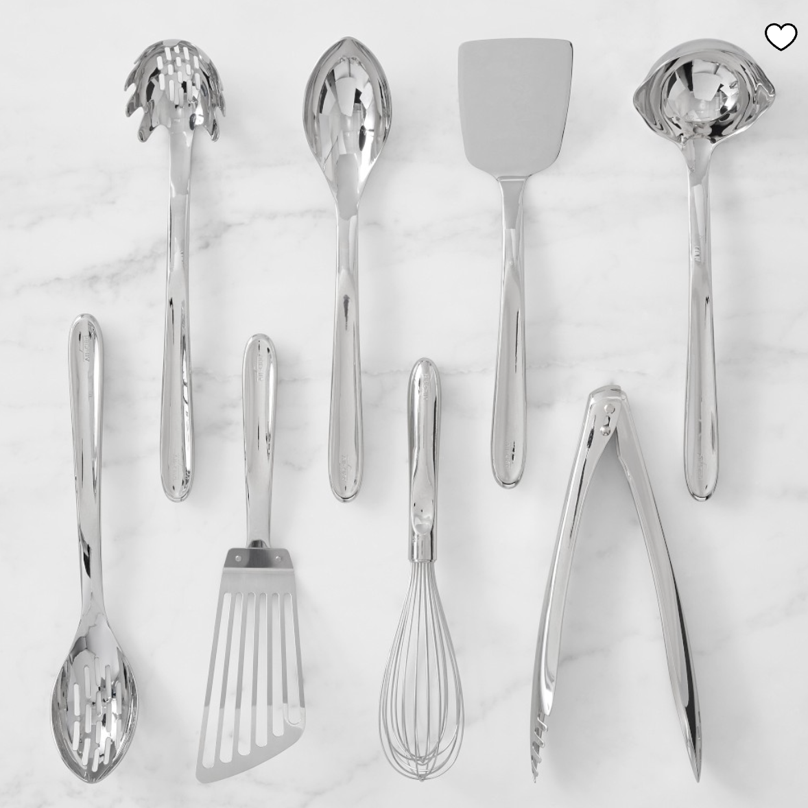 All-Clad Precision Stainless-Steel Utensils, Set of 8