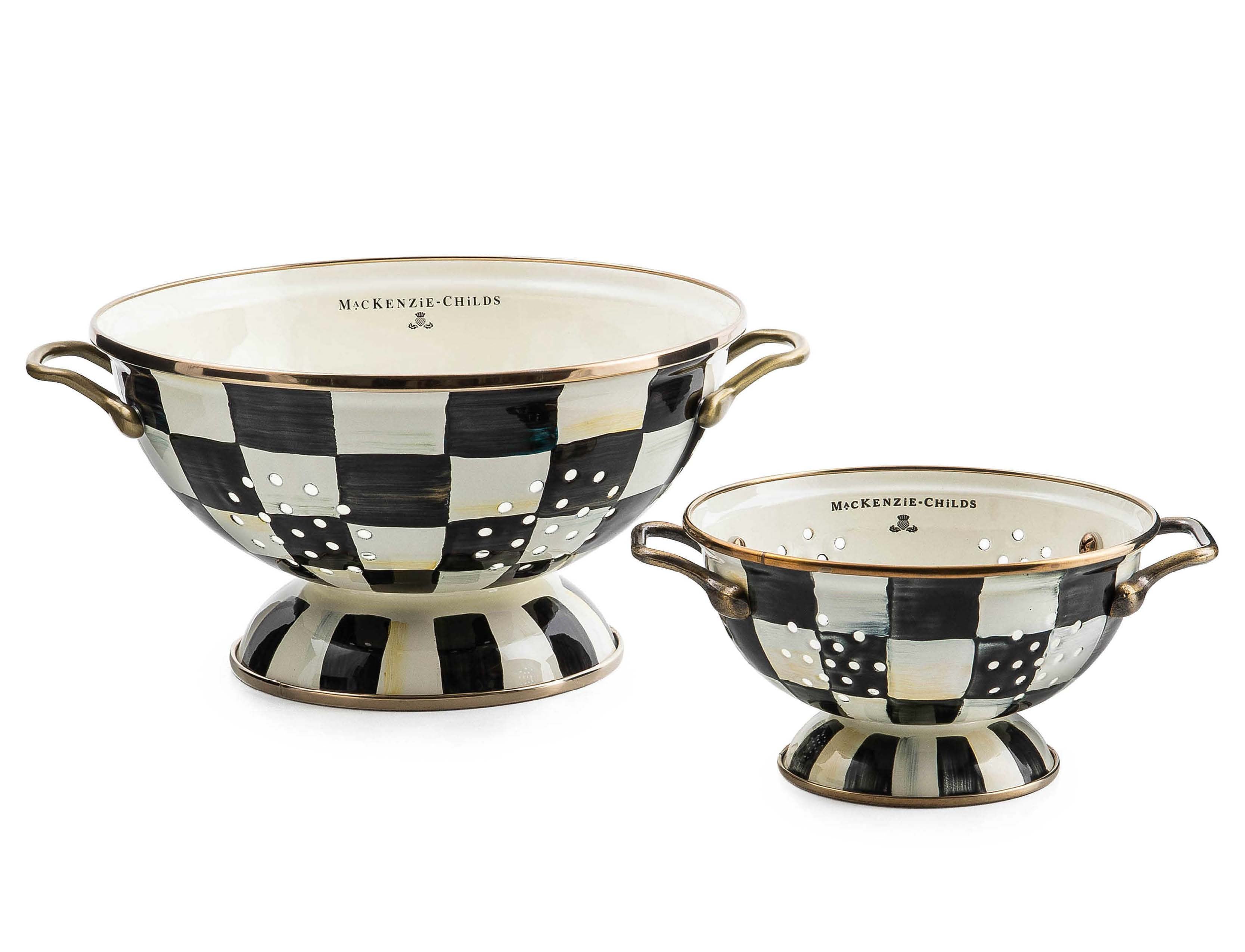 Courtly Check Colanders, Set of 2
