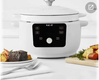 Crockpot Slow Cooker, Matte White