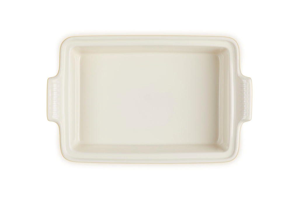 Le Creuset Heritage Rectangular Casserole, 4 qt., Nectar
