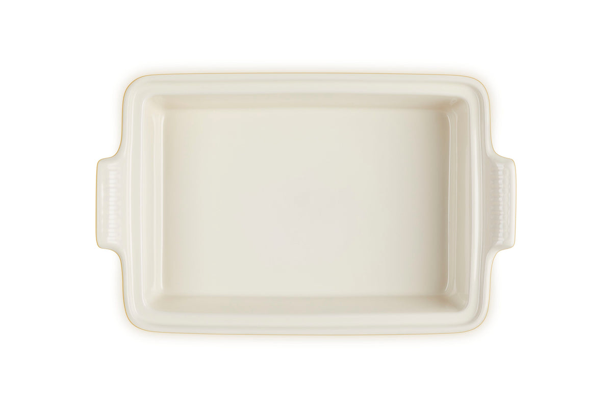 Le Creuset Heritage Rectangular Casserole, 4 qt., Nectar
