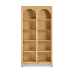 Eloise Assembled Bookcase in Honey