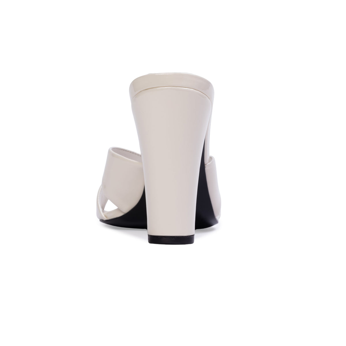 Aika 95 Mule in Coconut Patent Leather