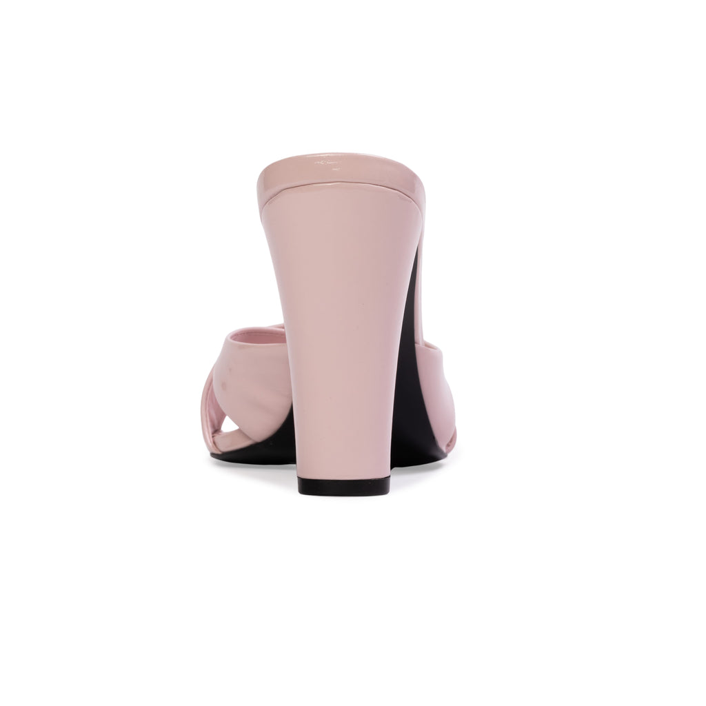 Aika 95 Mule in Powder Pink Patent Leather