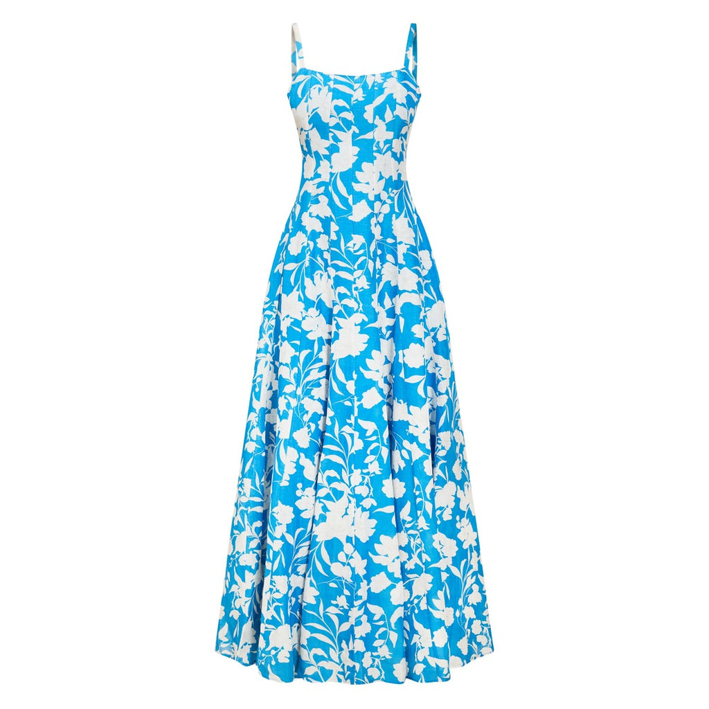 Alemais Gown in Huckleberry Blue
