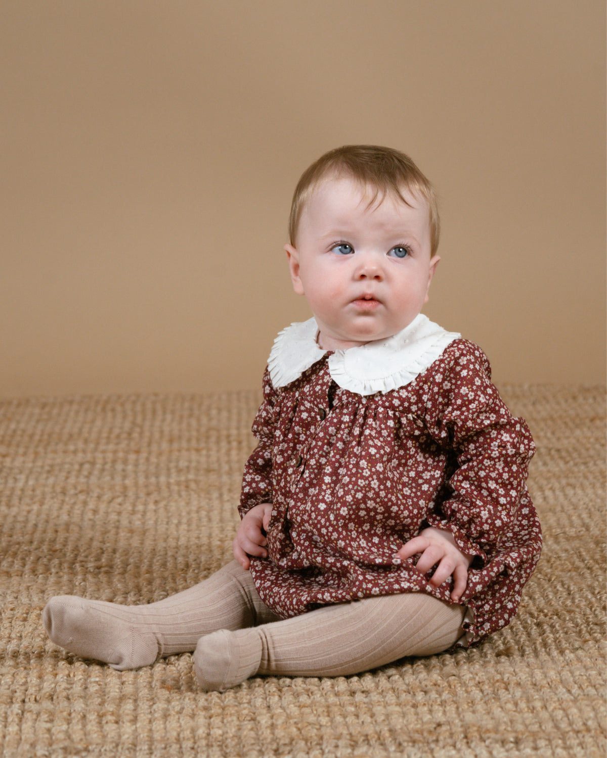 Alexia Romper in Burgundy Floral