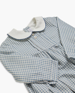 Alex Romper Vichy Print Babycord