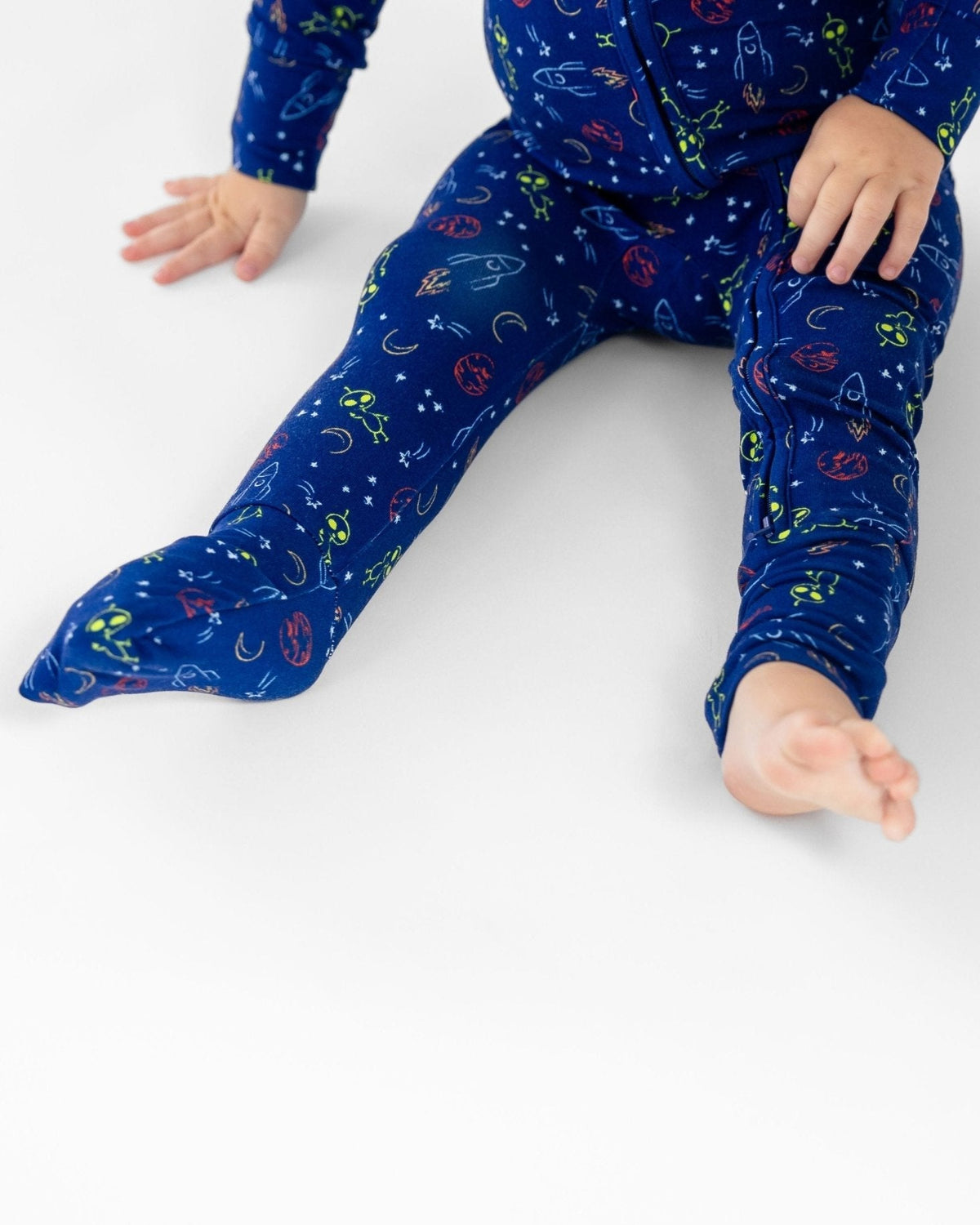 Space Pajamas Toddler PJs, Soft bamboo pajamas for babies and kids