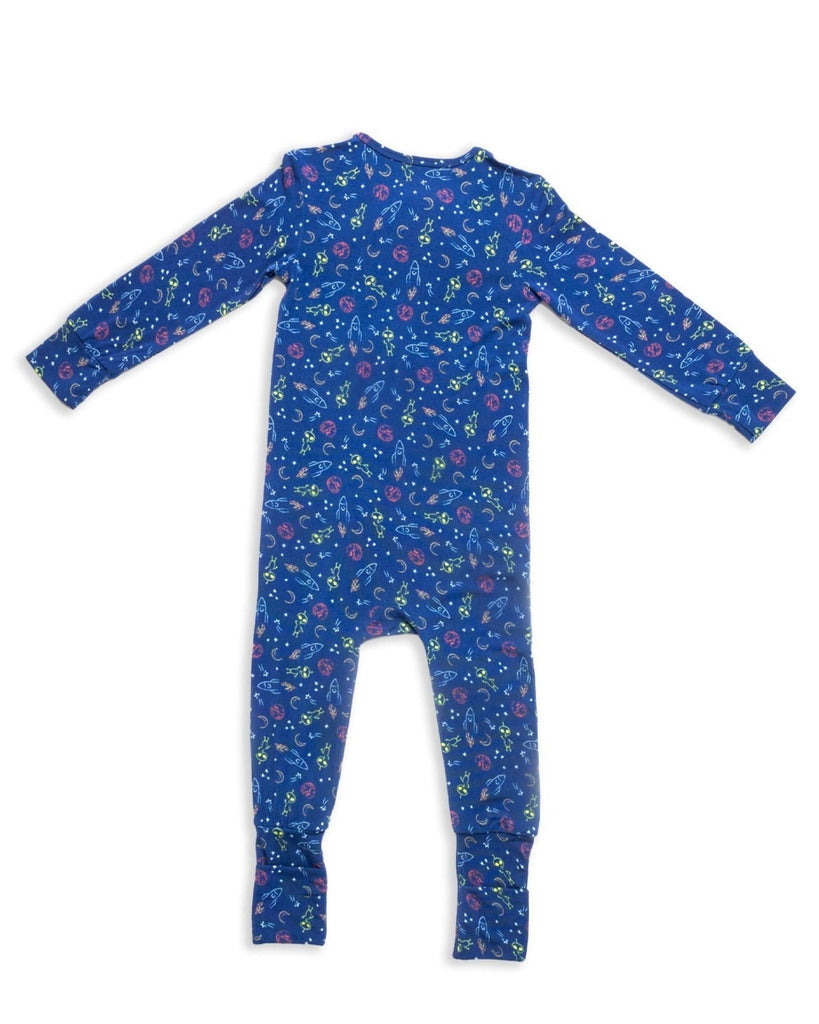 Space Pajamas Toddler PJs, Soft bamboo pajamas for babies and kids
