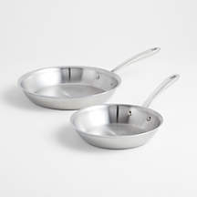 All-Clad ® D3 Curated Stainless Steel 8" and 10" Fry Pans Set
