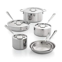 All-Clad ® D3 3-Ply Stainless Steel 10-Piece Cookware Set
