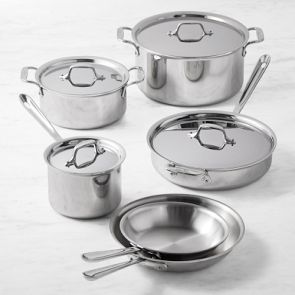 All-Clad D3® Tri-Ply Stainless-Steel 10-Piece Cookware Set