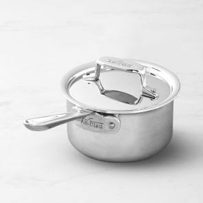 All Clad D5 Stainless Steel Saucepan (1.5 qt)