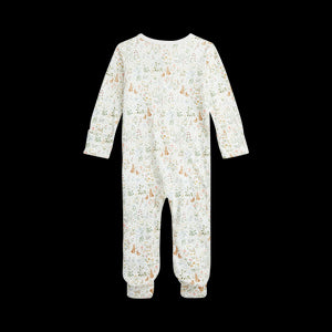 RL Baby x Riley Sheehey Cotton Coverall in Bunny Meadow