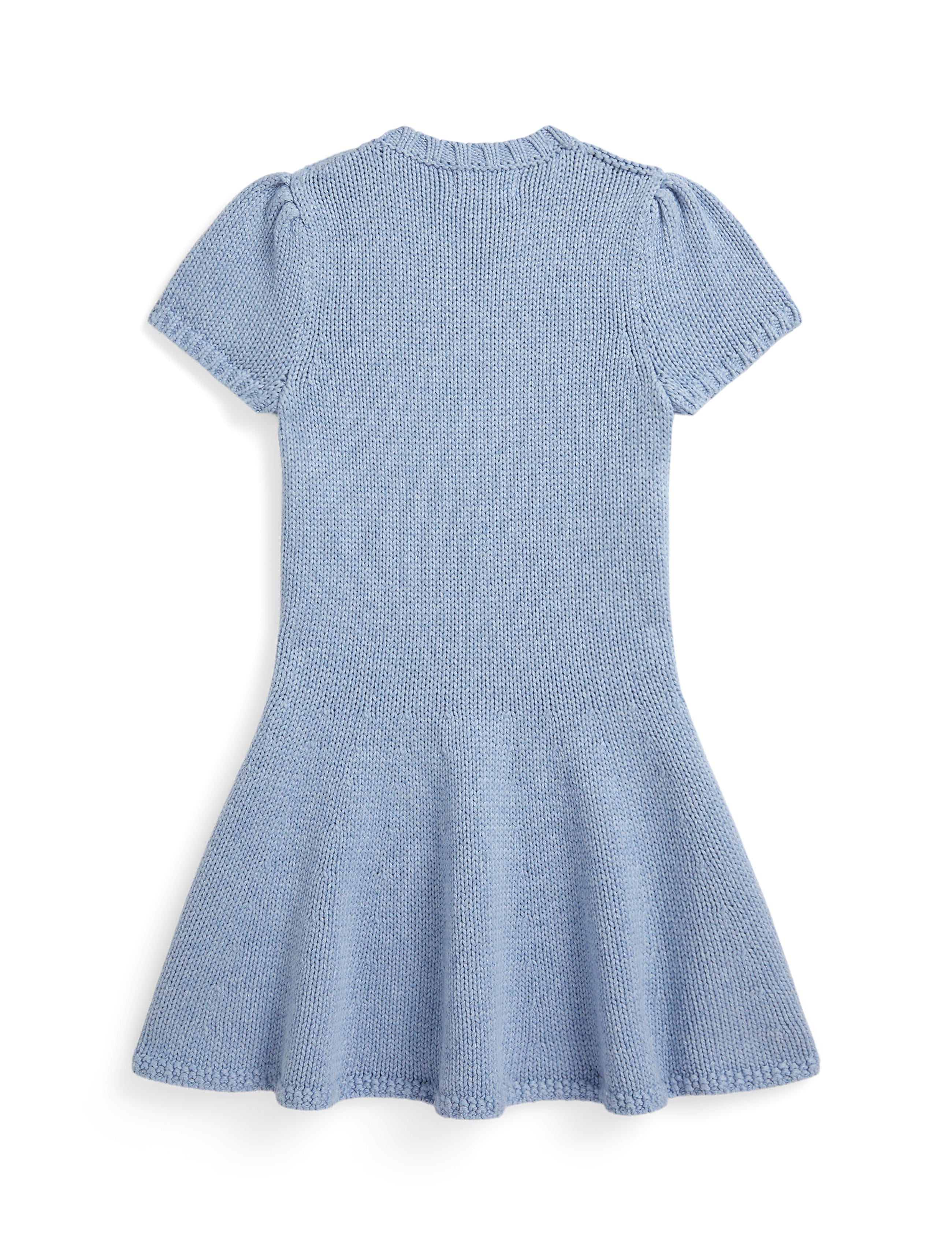 Short-Sleeve Flag Sweater Dress