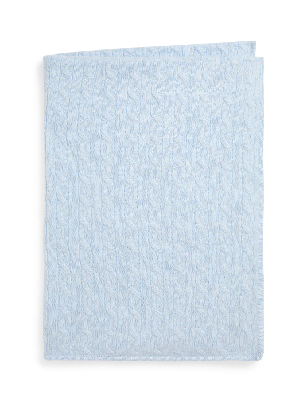 Cashmere Cable Knit Baby Blanket