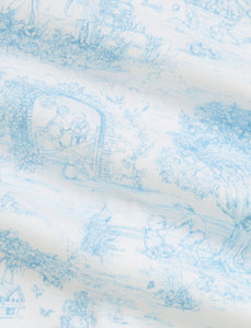 3-Piece Box Set in Blue Toile
