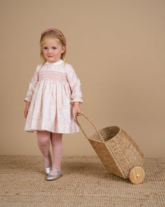 Shirley Dress in Pink Minifloral