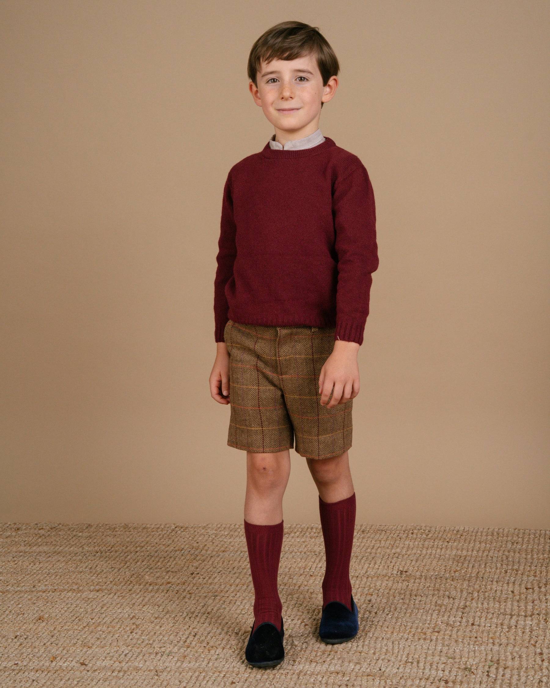 Gull Short in Brown Tweed