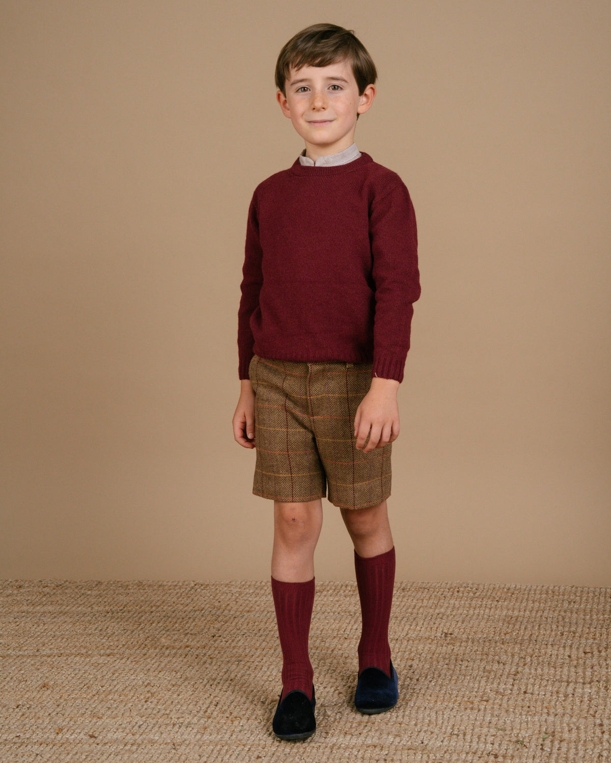 Gull Short in Brown Tweed