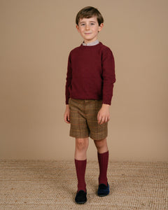Gull Short in Brown Tweed