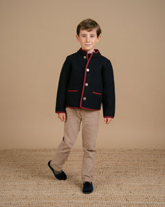 Austrian Wool Jacket in Navy