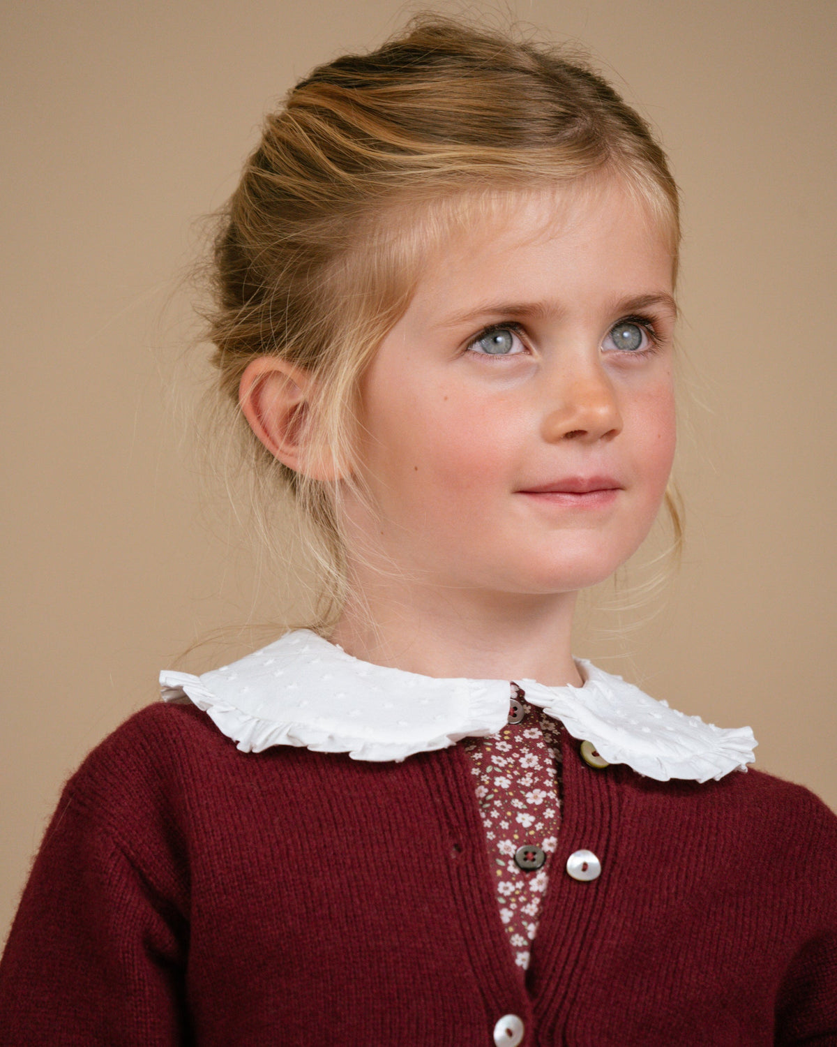 Gaya Blouse in Burgundy Floral