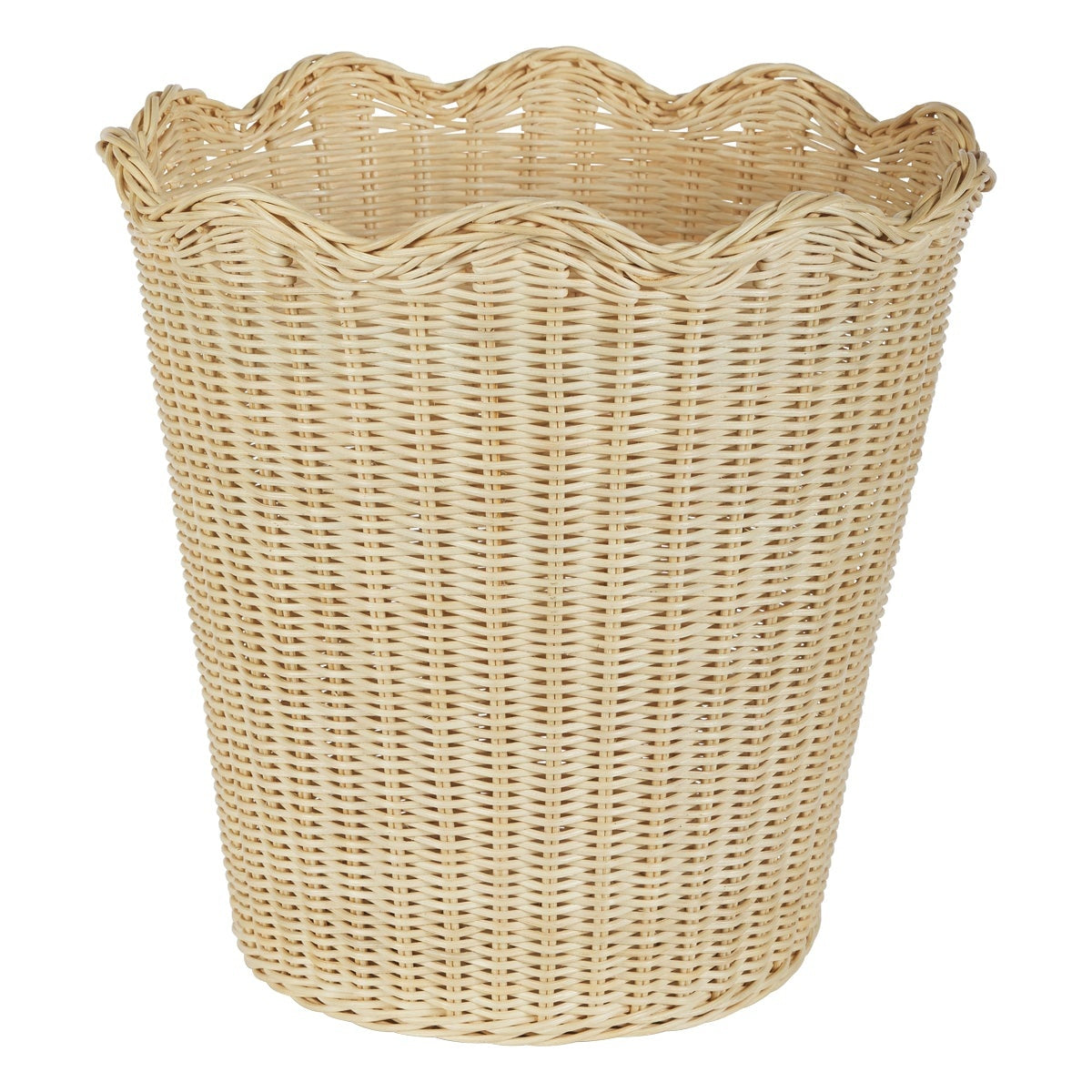 Amanda Lindroth Wavy Wicker Basket
