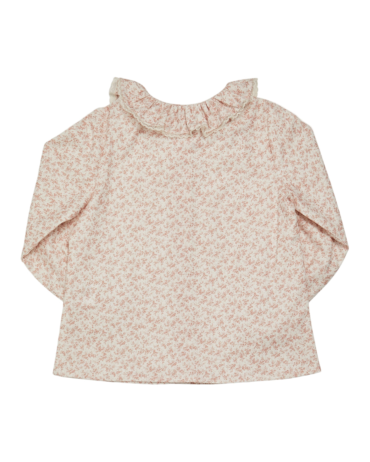 Floral patterned blouse on a white background