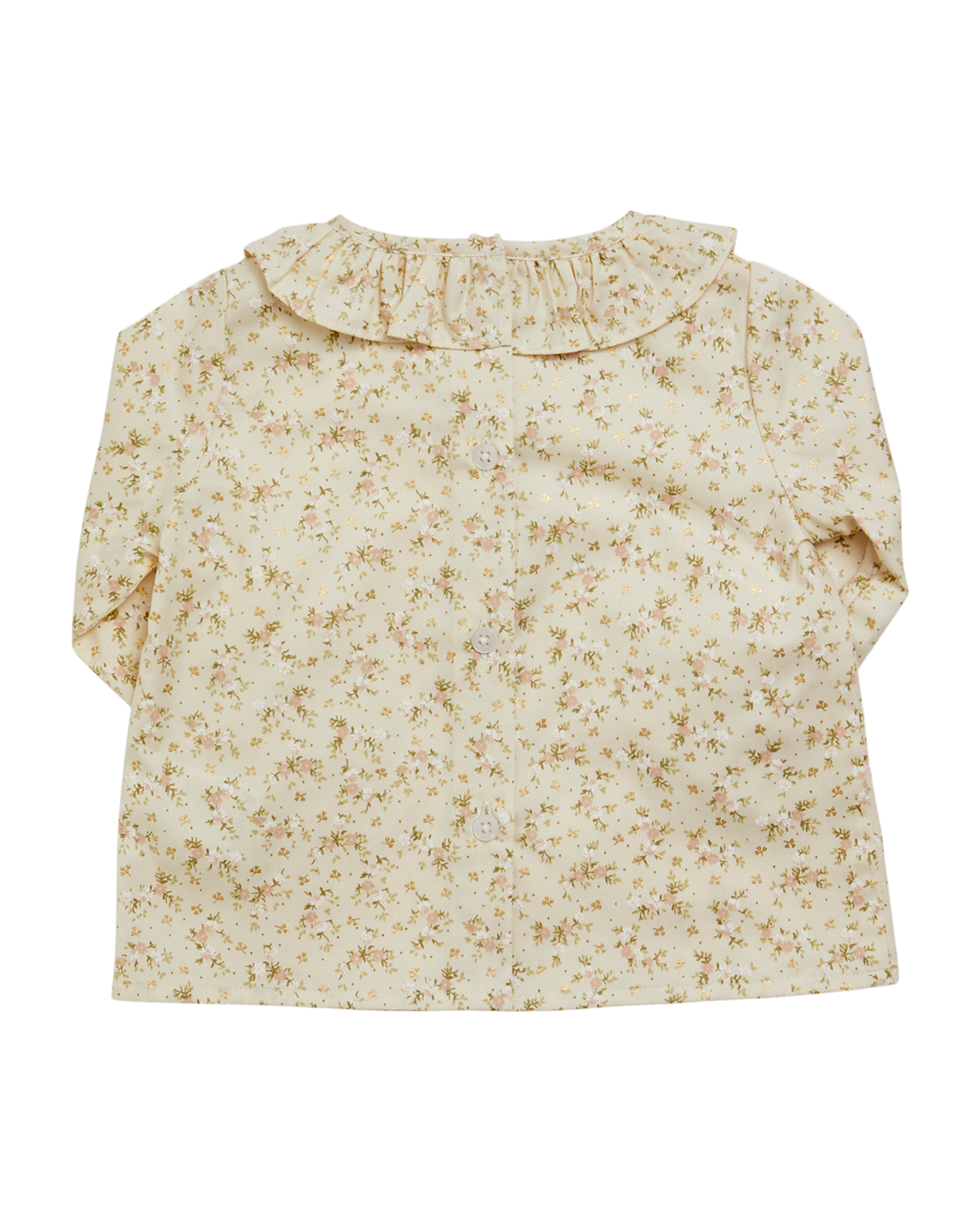 Floral blouse on a white background