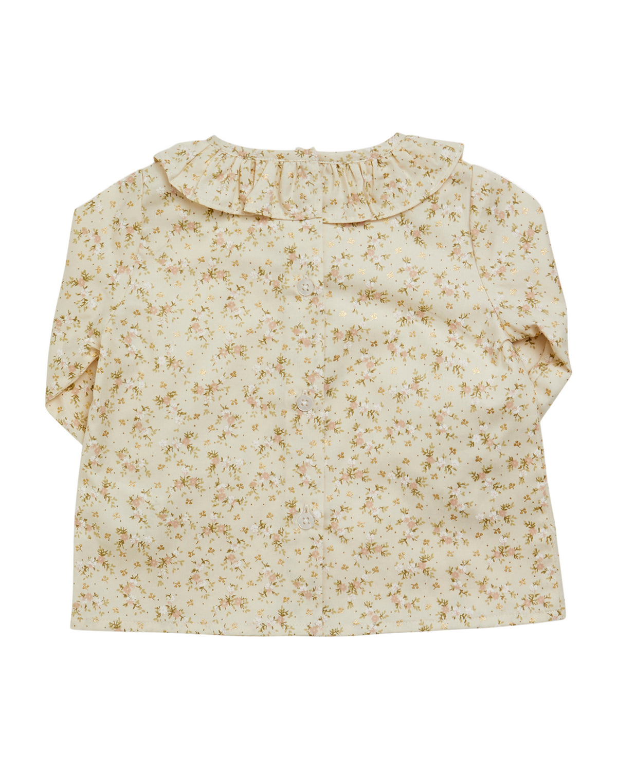 Floral blouse on a white background