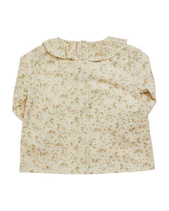 Floral blouse on a white background