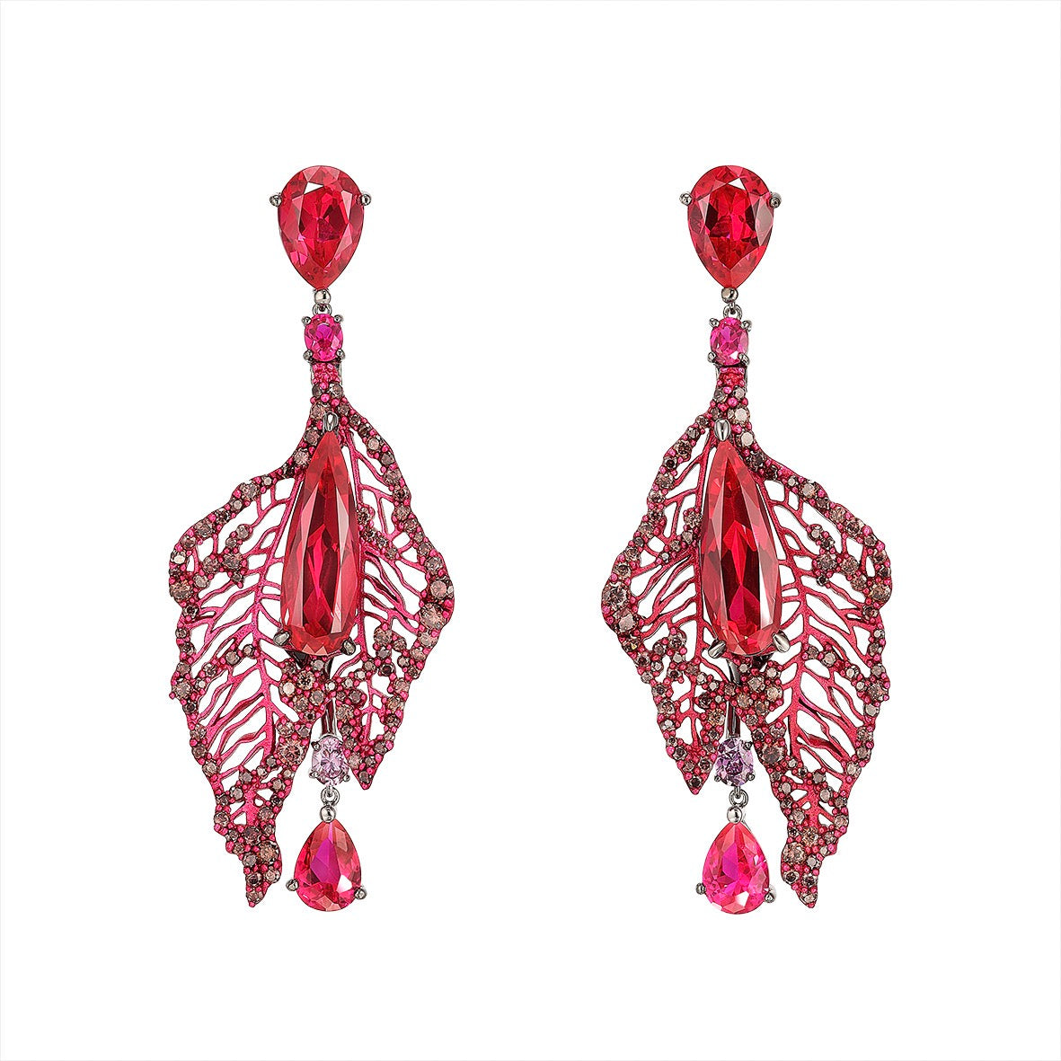 Ruby Atlantis Drop Earrings