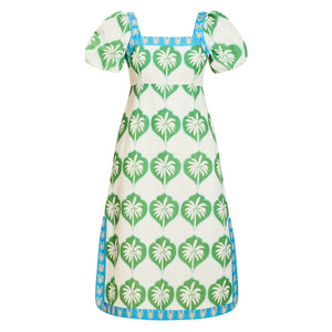 Apollo Convertible Midi Dress in Palm Bay Blue