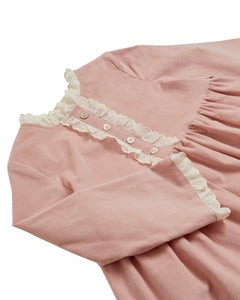 Ari Dress Sweet Pink Babycord