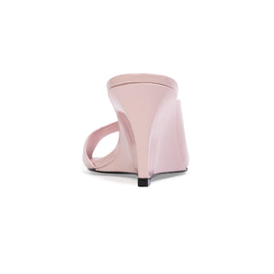 Arisha 70 Mule in Powder Pink Patent Leather