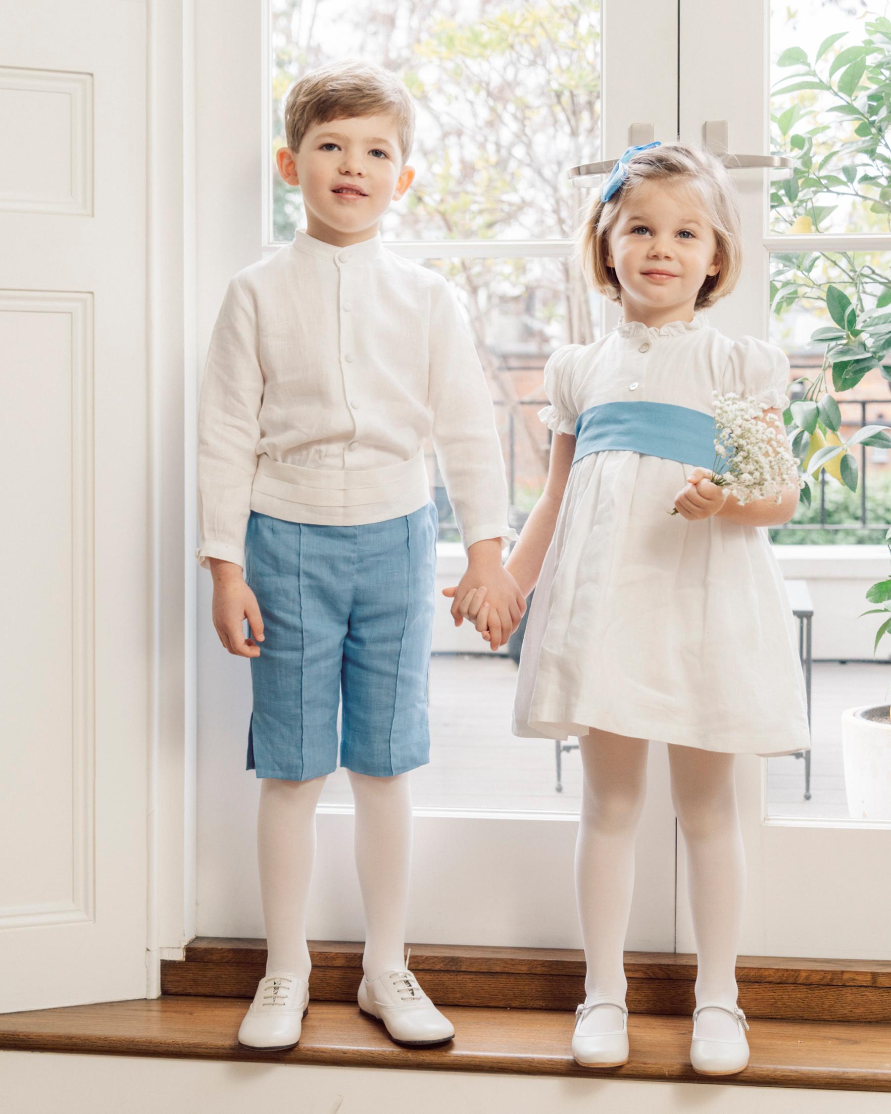 Classic look of ceremony for boy and girl by Amaia London