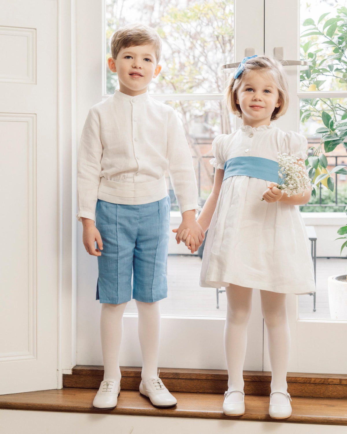 Classic look of ceremony for boy and girl by Amaia London