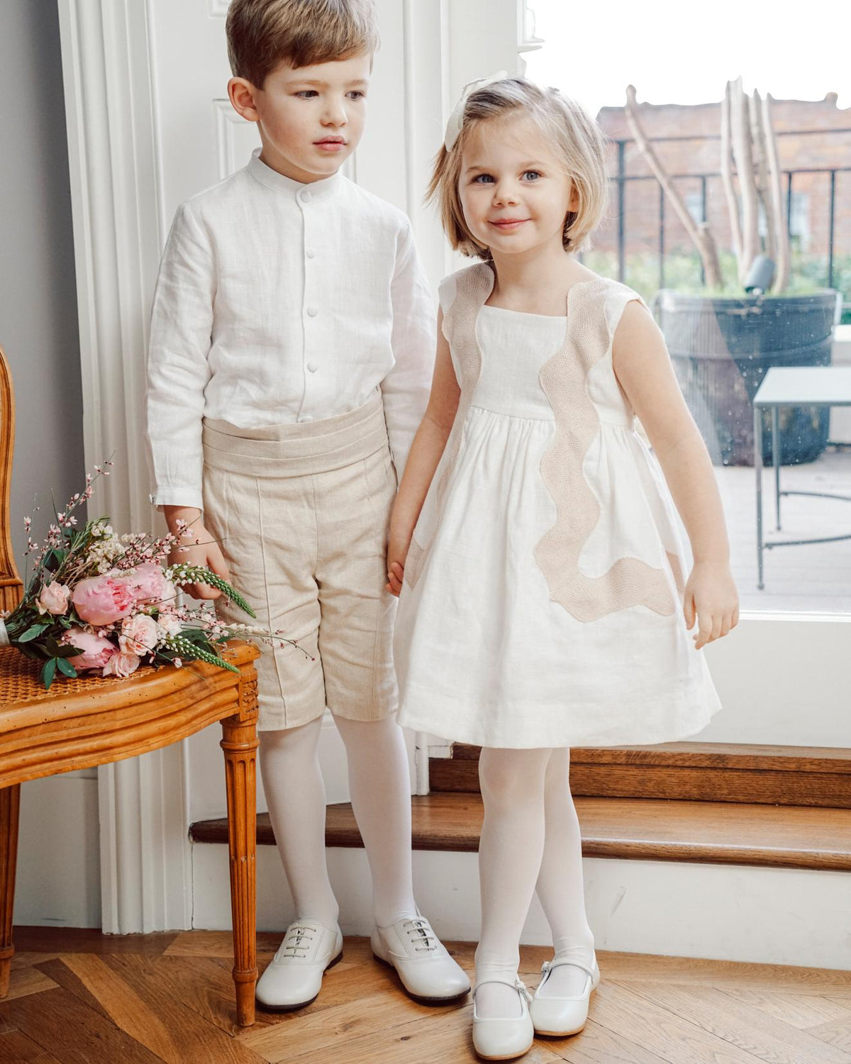 Classic look of ceremony for boy and girl by Amaia London